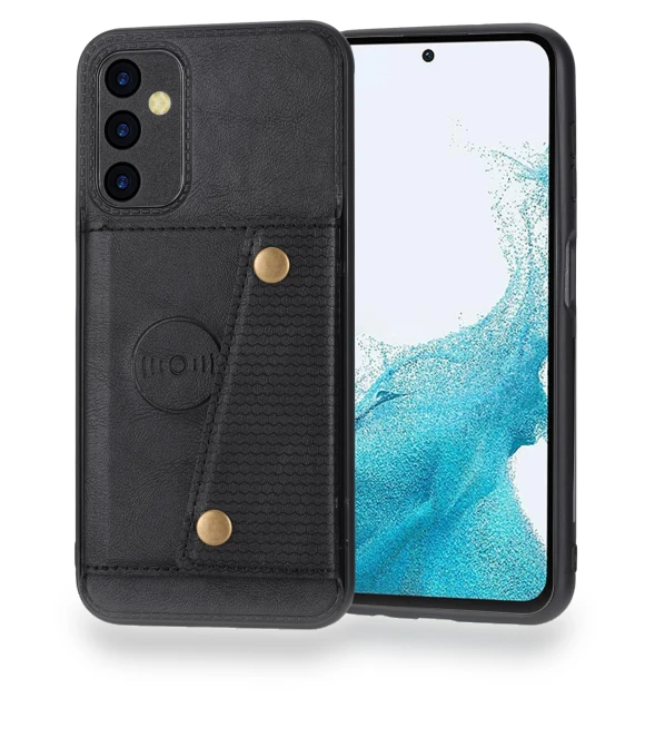 Dual Button Card Slots Phone Case with Kickstand — Phone Accessories, Smartwatch 2025