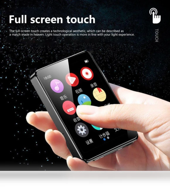 Full Touch Screen MP3 Player — Portable Media Players, Sunnyway