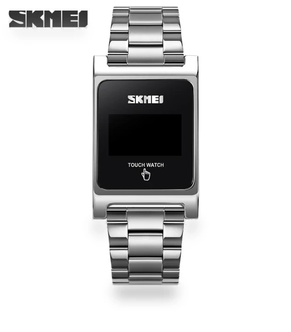 LED Touch Watch with Glowing Steel Strap — Timepieces, Skmei