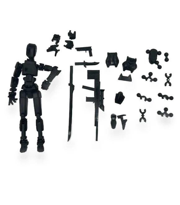 Multi-joint Transformable Robot with Female Accessories — Dolls & Figures, Such Articles