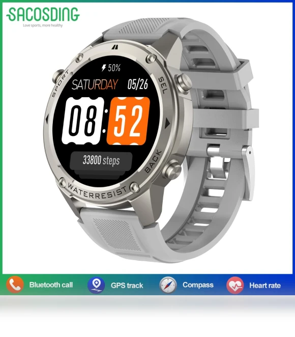 Real Location GPS Smart Watch — Smartwatches, SACOSDING