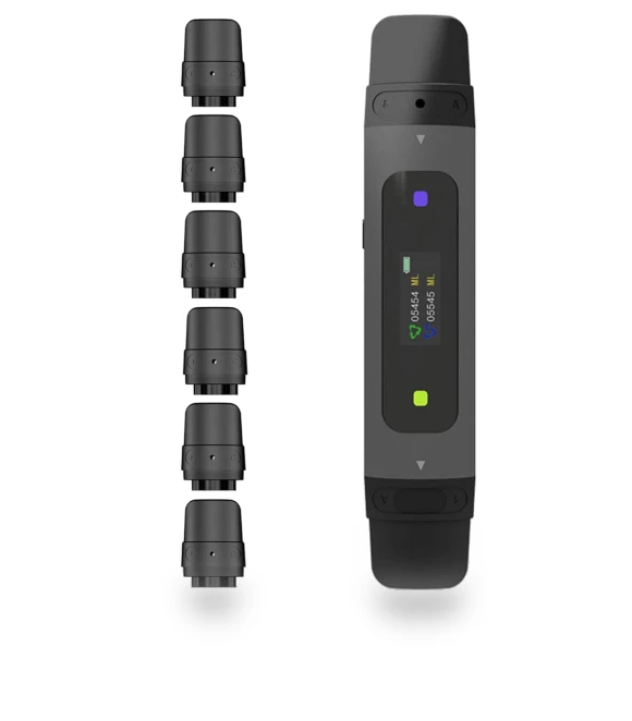 Smart Breathing Trainer with Display — Respiratory Training & Monitoring Devices, Burger