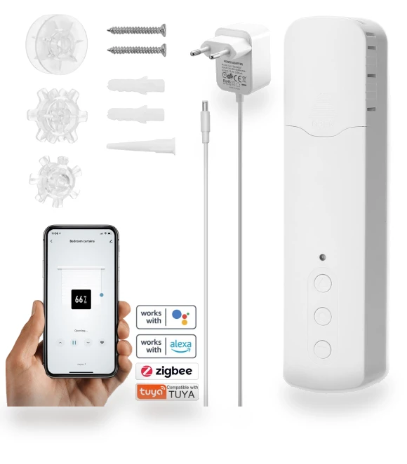 Smart Curtain Motor with Ball Bearings — Smart Home Hubs & Controllers, 3d printing machine