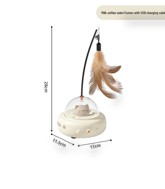 Smart Feather Teaser Wand — Cat Playthings, the BAY