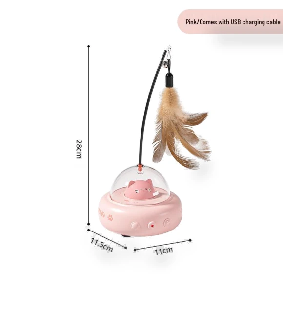 Smart Interactive Laser and Feather Cat Toy — Cat Playthings, the BAY