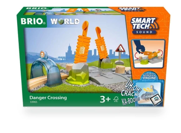 Sound Action Railroad Crossing — Toy Vehicles, Brio