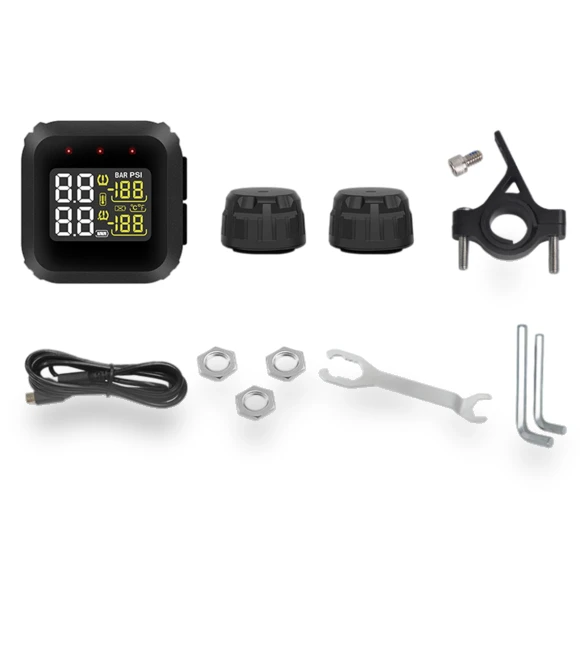 Tire Pressure Monitoring System with USB Charging and External Sensors — TPMS Sensor Replacements, Rustic Elegance House