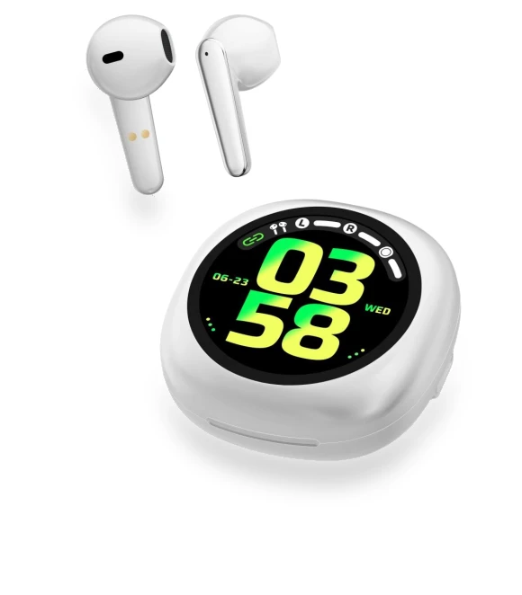 TWS Earbuds with Display — In-Ear Headphones, Rainbuvvy