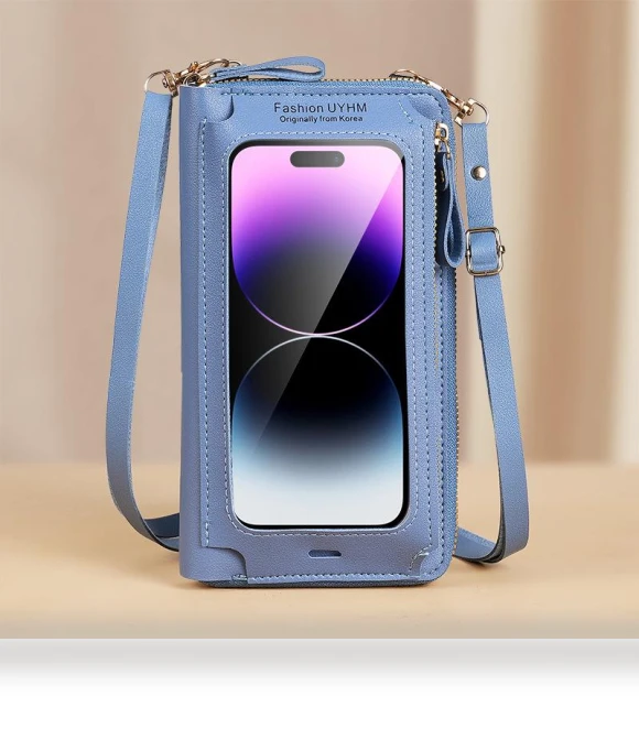 Women's Crossbody Bag with Touch Screen and Anti-Theft Protection — Crossbody, The best future
