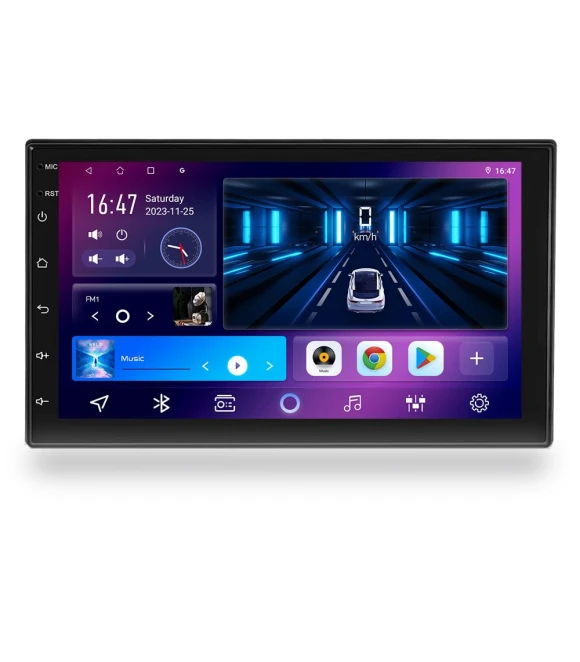 9-inch Android Car Radio with GPS Navigation, Wi-Fi, Bluetooth, FM Receiver, and Dash Cam — Car Installation Essentials, LIAESMART