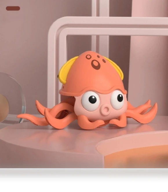 Automatic Sensor Dancing Squid Toy — Bath Time Fun, Zhiruei