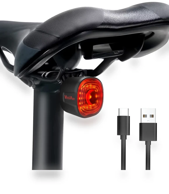 Automatic Smart Road Bike Photosensitive Safety Beam Day and Night Auxiliary Light — Bike Headlights, JAPAN ANIME BRIDGE