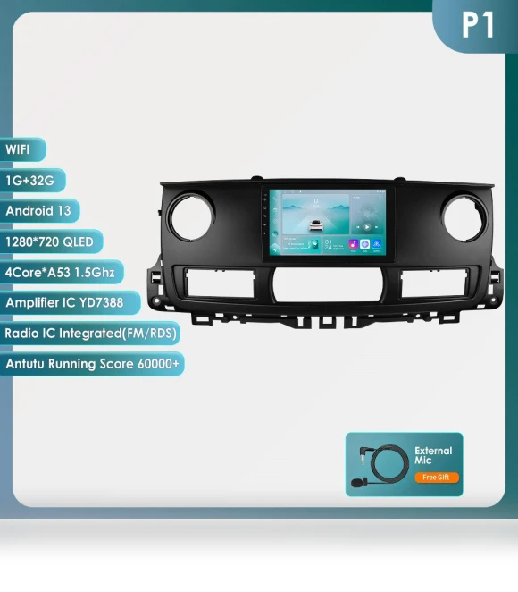 Carplay Android Auto Navigation Touch Screen Multimedia Player — Navigation & GPS Accessories, Hizpo