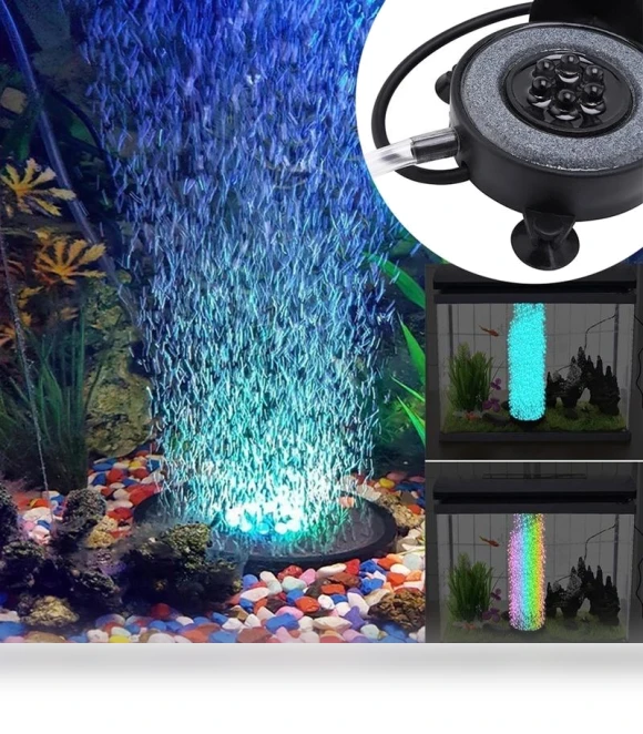 Color-Changing LED Aquarium Light with Aerator — Lights, YuTao Scriptures