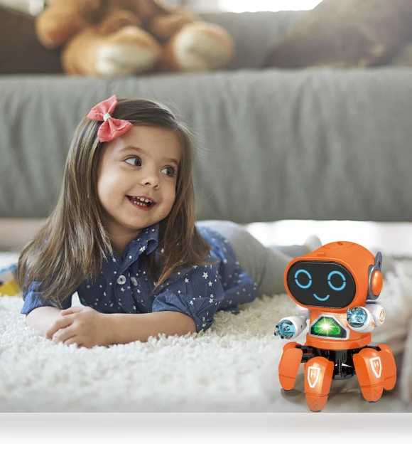 Dancing Electric Hexapod Robot — Interactive Learning Devices, bukaixindianpu