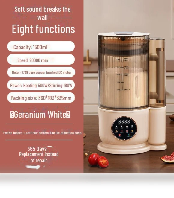 Intelligent Silent Soy Milk Maker and Multi-Functional Blender — Small Appliances, Perfect choice for your home