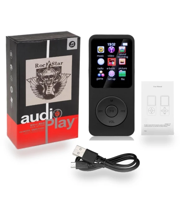 Mini MP3 Player with Built-in Speaker — Portable Media Players, LIAESMART Home