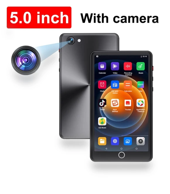 MP4 MP3 Player with Camera, Bluetooth, Wi-Fi, and Android — Portable Media Players, LIAESMART