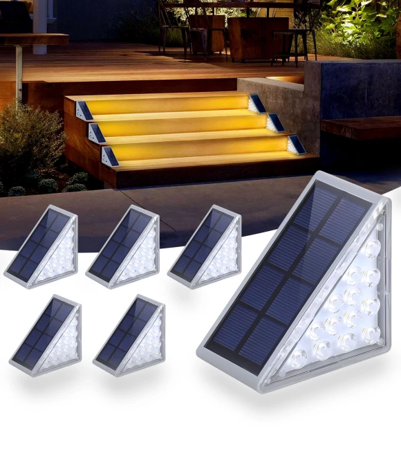 Outdoor Solar Stair Lights — Outdoor Security & Flood Lighting, SAMURAI STYLE
