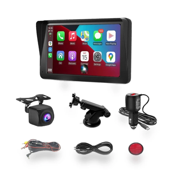 Portable 7-inch Touchscreen Car Stereo Receiver — Stereo Receivers, Daily Home Furnishings