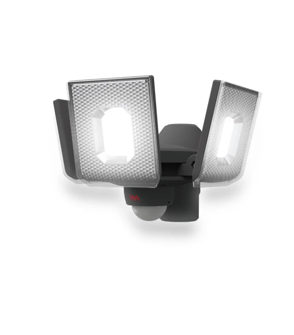 Rechargeable LED Sensor Motion Light — Outdoor Security & Flood Lighting, MUSASHI