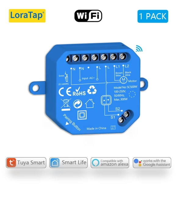 Smart Roller Shade Switch — Roller, LoraTap