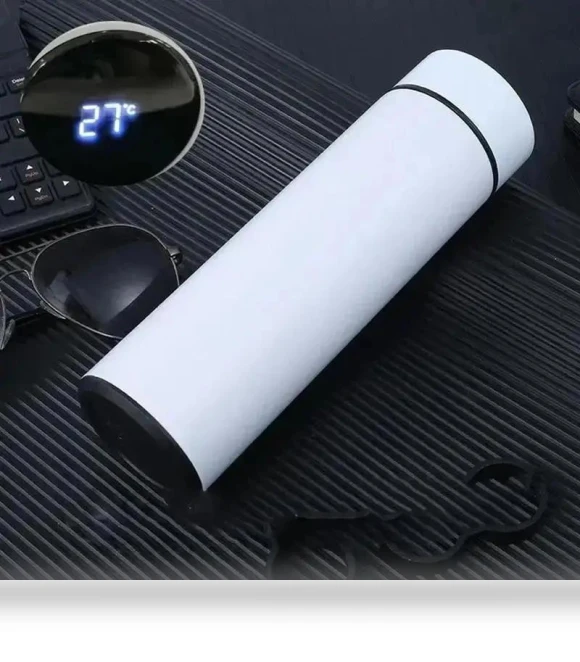 Smart Temperature Display Stainless Steel Water Bottle — Beverage Warmers, Lansoon