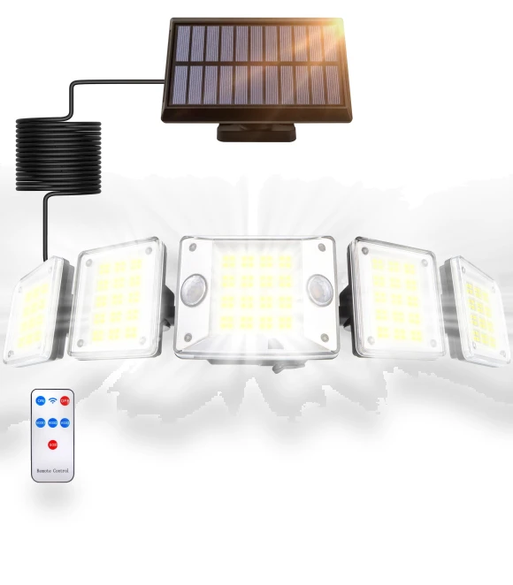 Solar Dual Sensor Lights — Outdoor Security & Flood Lighting, SAMURAI STYLE