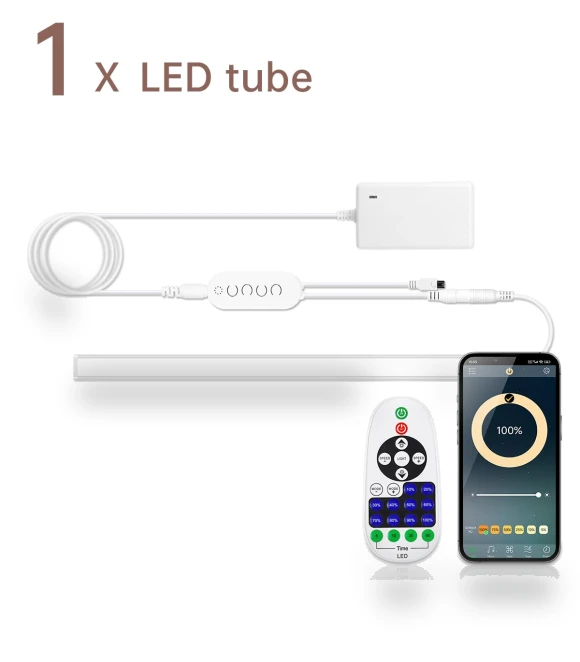 Ultra Bright Smart LED Aluminum Shell Tube Light — LED, MALITAI