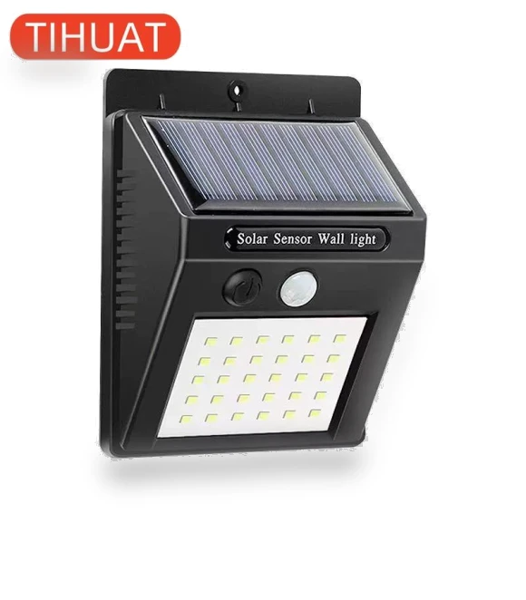 Waterproof Solar Powered Lights with Motion Sensor — Outdoor Security & Flood Lighting, TIHUAT