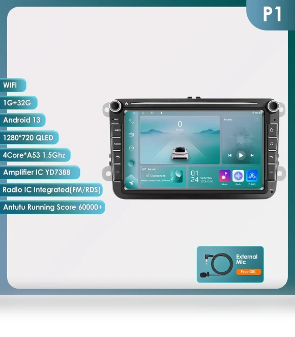 Android Car Multimedia Player — Stereo Receivers, Hizpo