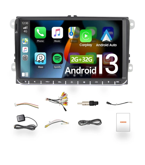 Android Car Radio with Navigation and Smart Connectivity — Stereo Receivers, Daily Home Furnishings