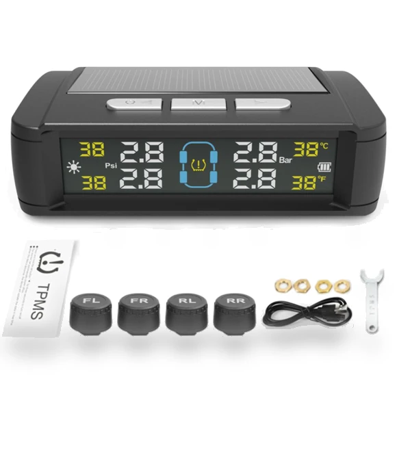 Car Tire Pressure Monitoring System with External Sensors — TPMS Sensor Replacements, AINYSZIN Automotive Parts