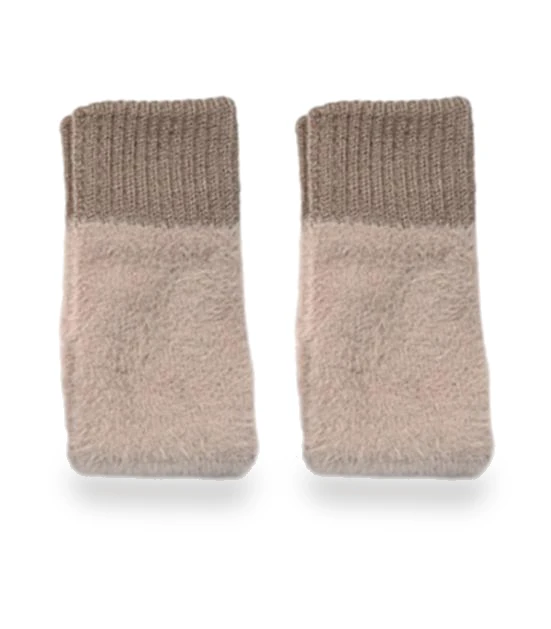 Fingerless Gloves with Fleece Lining — Cold Weather Gloves, Sugary Clothespress