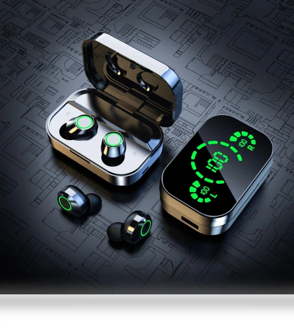 HD Mirror Display Bluetooth Headset — Headsets, Smarter than future