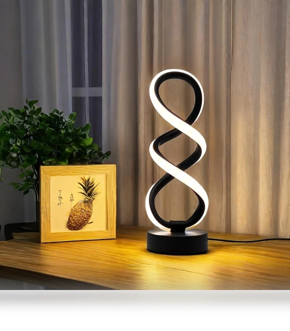 Modern Spiral Desk Lamp — Study & Desk Lighting, YC Direct