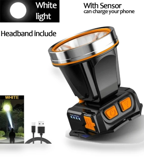 Rechargeable Sensor Headlights — Flashlights, DC-HOME