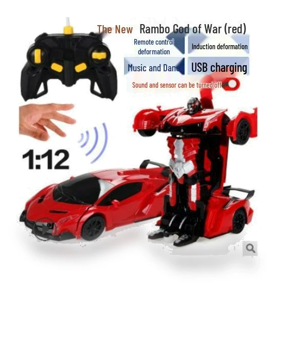 Remote Control Gesture Sensing Transforming Car Toy — Interactive Figures & Robots, Polaris star