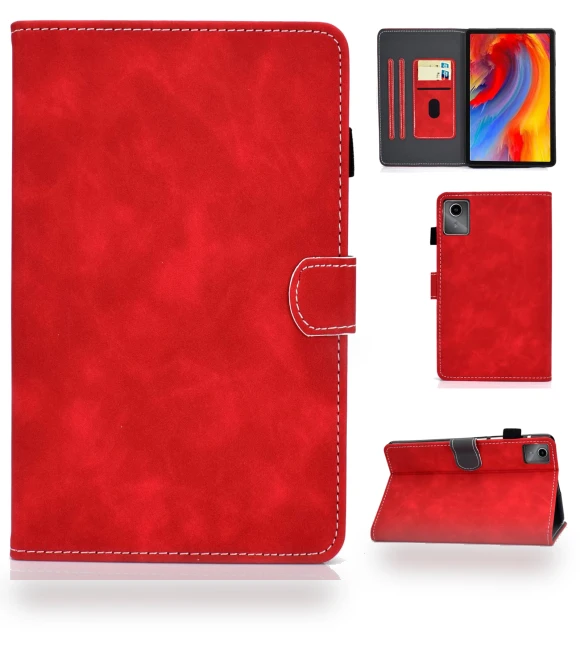 Shockproof Leather Tablet Cover with Card Holder and Stand — Protective Cases, Smartwatch 2025