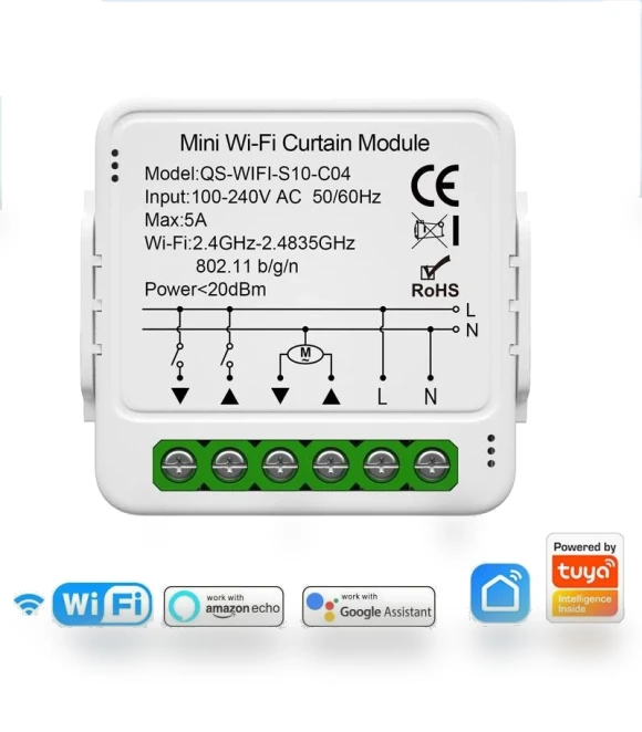 Smart Curtain Switch Module — Smart Home Modules, weve