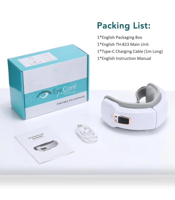 Smart Eye Massager with Heat and Bluetooth — Rollers & Pens, BC Pet Supplies