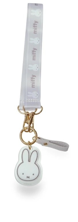 Smart Key Hand Strap with Miffy Face — Keyrings & Keychains, TOKYO selection