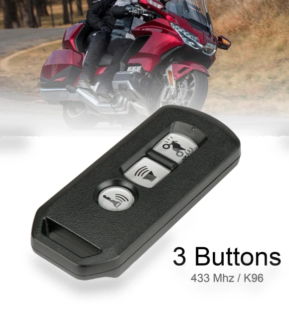 Smart Remote Key Fob — Keyless Entry, Motorcycle