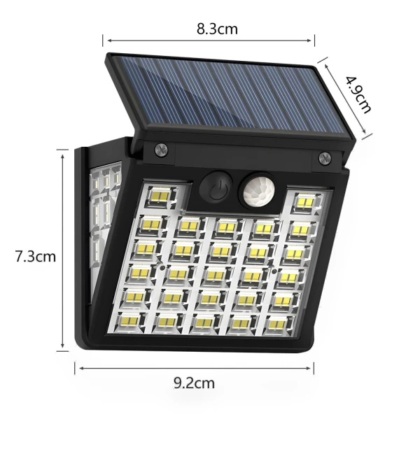 Solar Lights Outdoor Waterproof Street Wall Lamp — Outdoor Security & Flood Lighting, Lanzhong