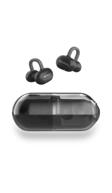 Wireless Earbuds with Open-Ear Cuffs — In-Ear Headphones, Moondrop