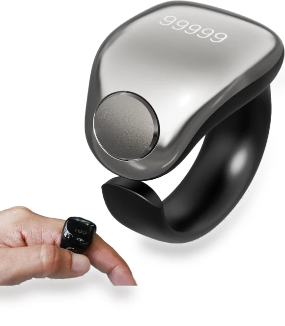 Adjustable Tasbih Counter Zikr Rings — Smart Rings, sendong