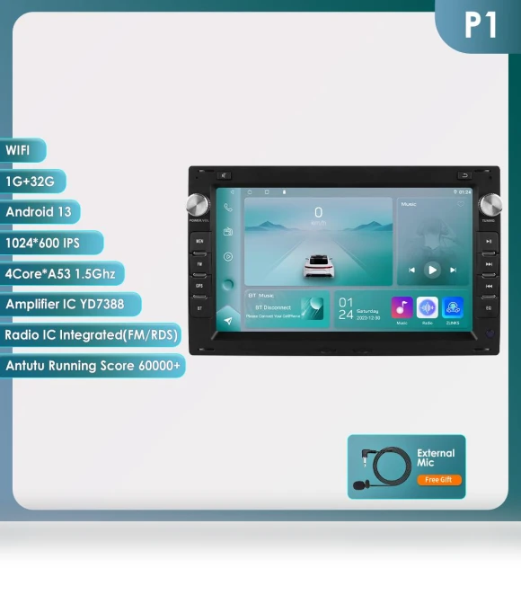 Carplay 4G AI GPS Car Stereo — In-Dash, OSSURET