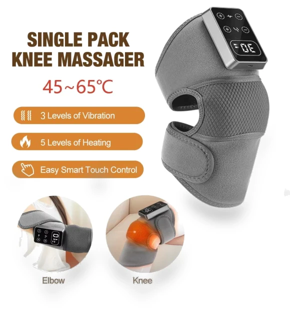 Heating Massage Knee Pad Shoulder Elbow Smart Vibration Hot Compress Protemote Blood Circulation Muscle Relax Joint... — Rehabilitation & Therapy Equipment, BC Pet Supplies