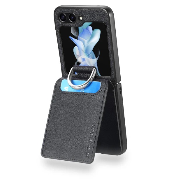 Litchi Texture PU Leather+PC Phone Case with Card Slot and Kickstand — Phone Accessories, Smartwatch 2025
