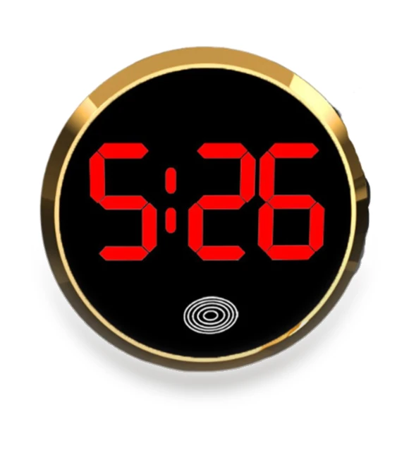 Mini Fluorescent Dashboard Clock with Touch Control — Clock, rocajijian